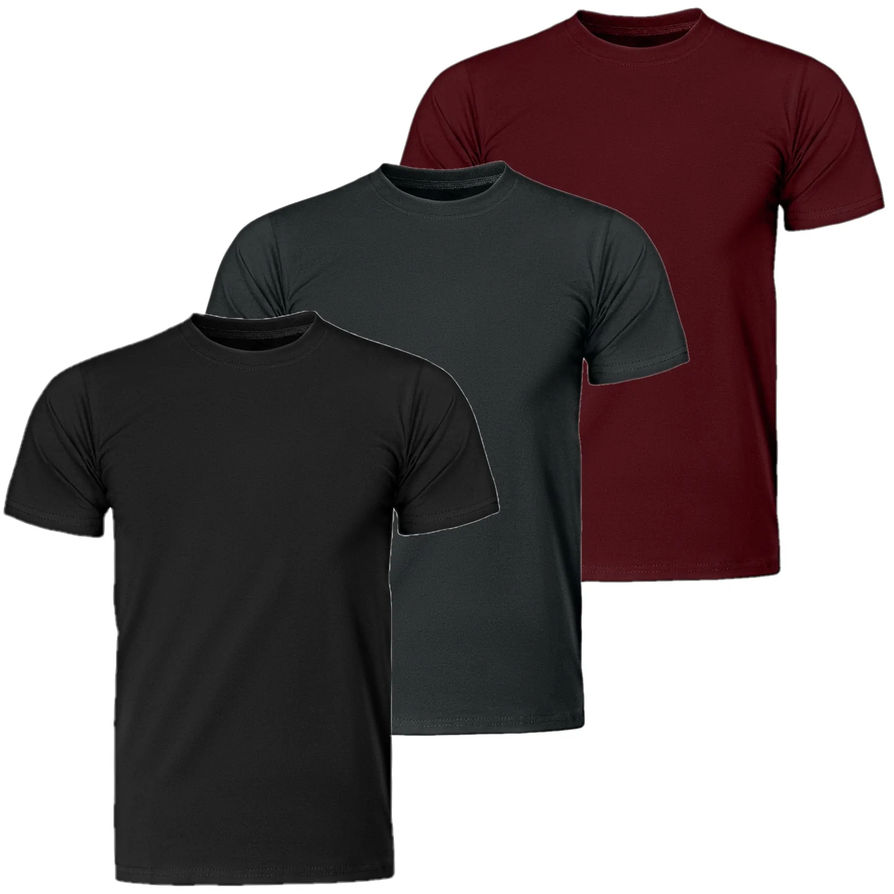 Preto + Chumbo + Bordô