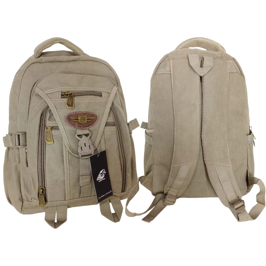 Beige Color Backpack