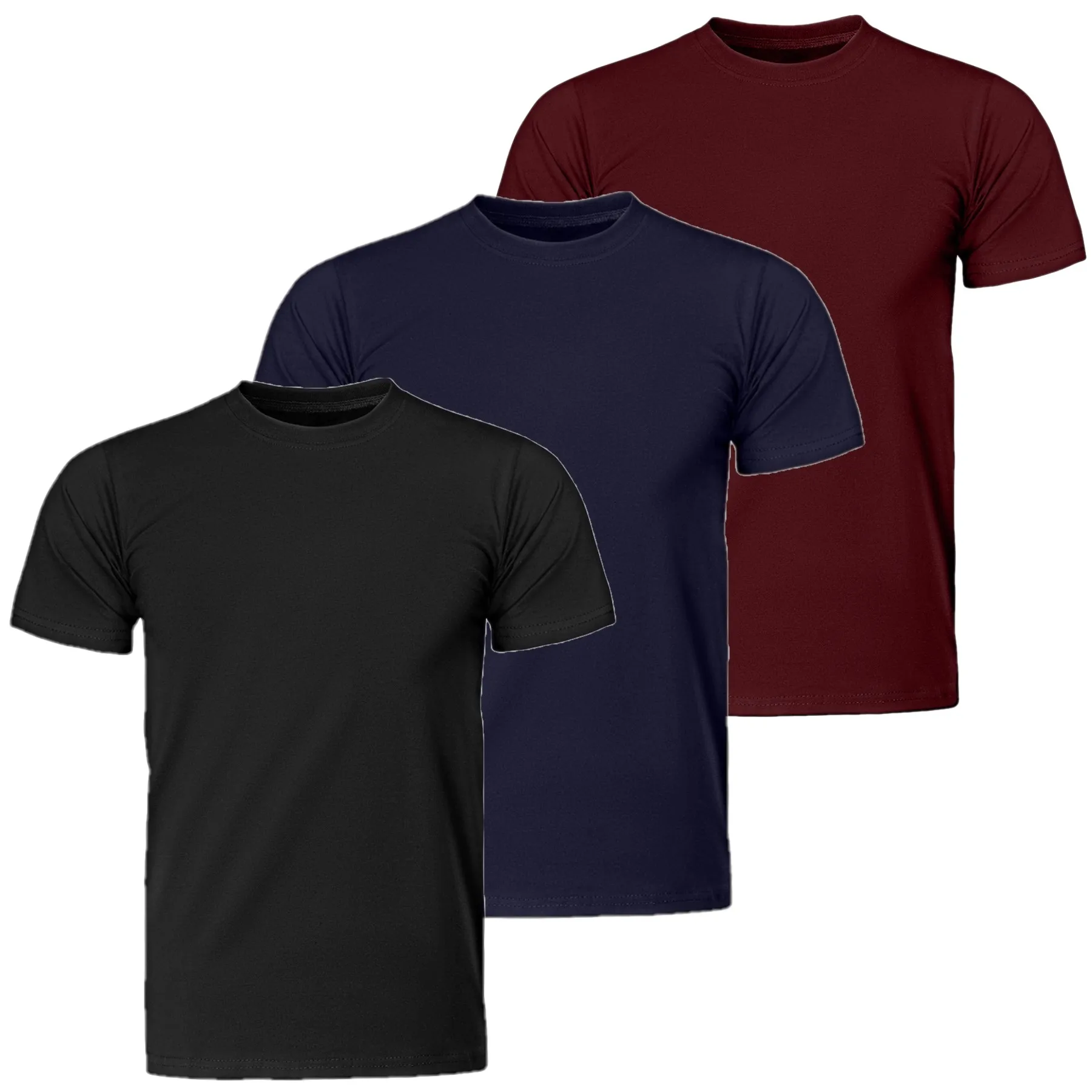 Preto + Azul + Bordo