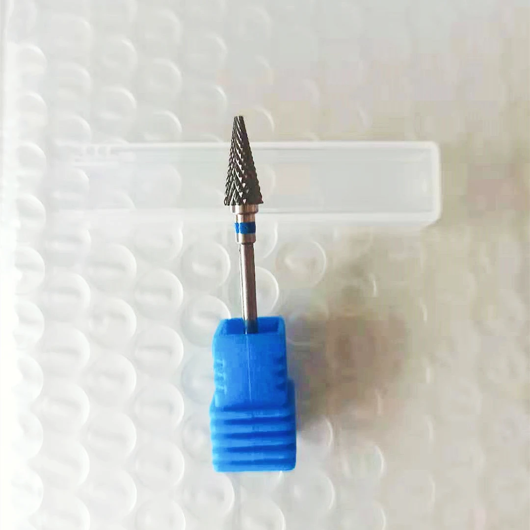 Tungsten Steel Milling Cutters For Manicure, Removing Gel Polish Nail Drill Bits Umbrella Shape Electric Equipment Tools