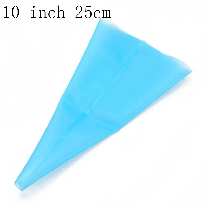 4 sizes Confectionery Bag Silicone Icing Piping Cream Pastry Bag Nozzle DIY Cake Decorating Baking Tools Kitchen Accessories