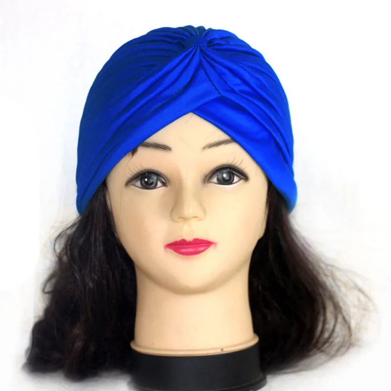 Muslim Hijabs For Woman Turbans For Women Shiny Gold Silver Silk Headscarf Top Knotted Headwrap India Hat turbante feminino
