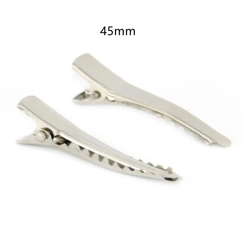 100pcs 35mm 45mm 60mm Alligator Hair Clip Good Quality Barrettes Metal Hairpin for Kids DIY Crafts Headwear Accessories