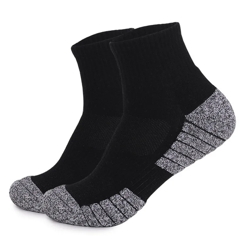 Men Women Cotton Running Socks Thick Towel Bottom Hiking Sports Socks Ankle-In-Tube Tennis Walking Badminton Socks
