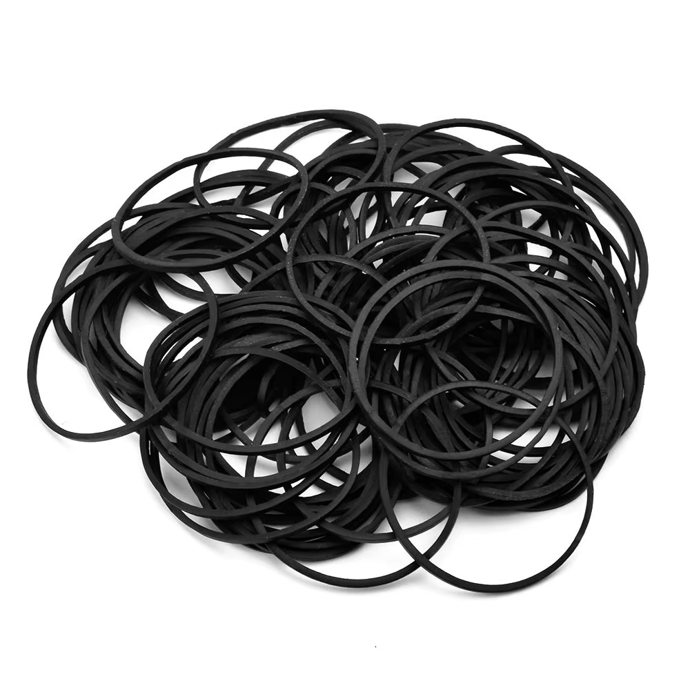 100pcs Tattoo Rubber Bands 5cm Black Silicone Rubber Tattoo Accessories For Tattoo Machine Gun Supply