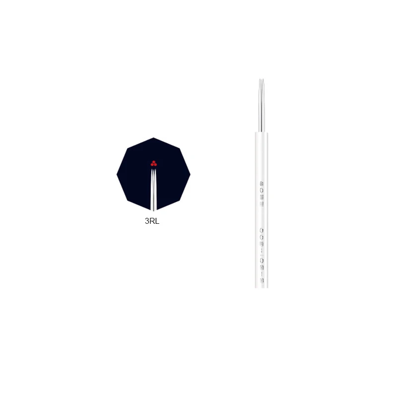 Shading needles Microblading Fog Eyeborw Permanent Makeup Blade Round R3 R5 R7 R9 R21 Tattoo Needle Shader For Tattoo Manual Pen