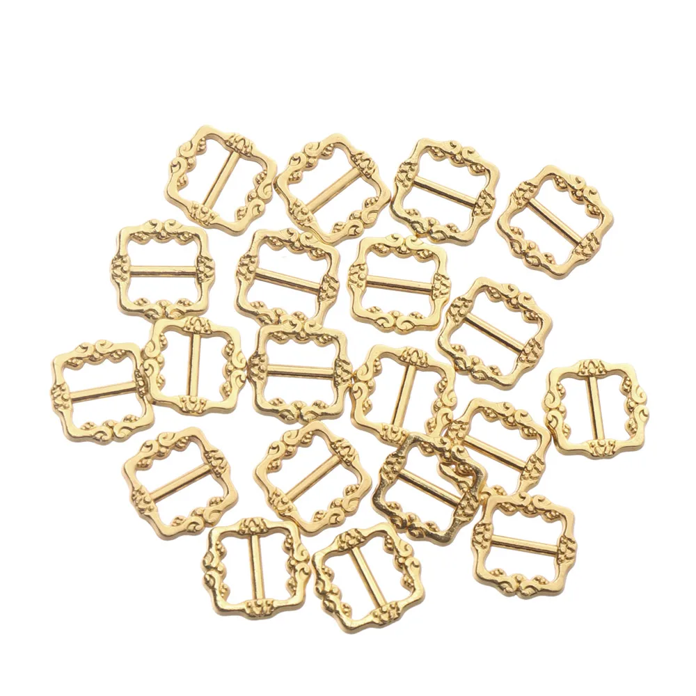 20/40pcs New Ultra-small Tri-glide Pattern Belt Buckle Doll Bags Buckles DIY BJD/SD Doll Buttons Shoes Clothes Accessories 6*6mm