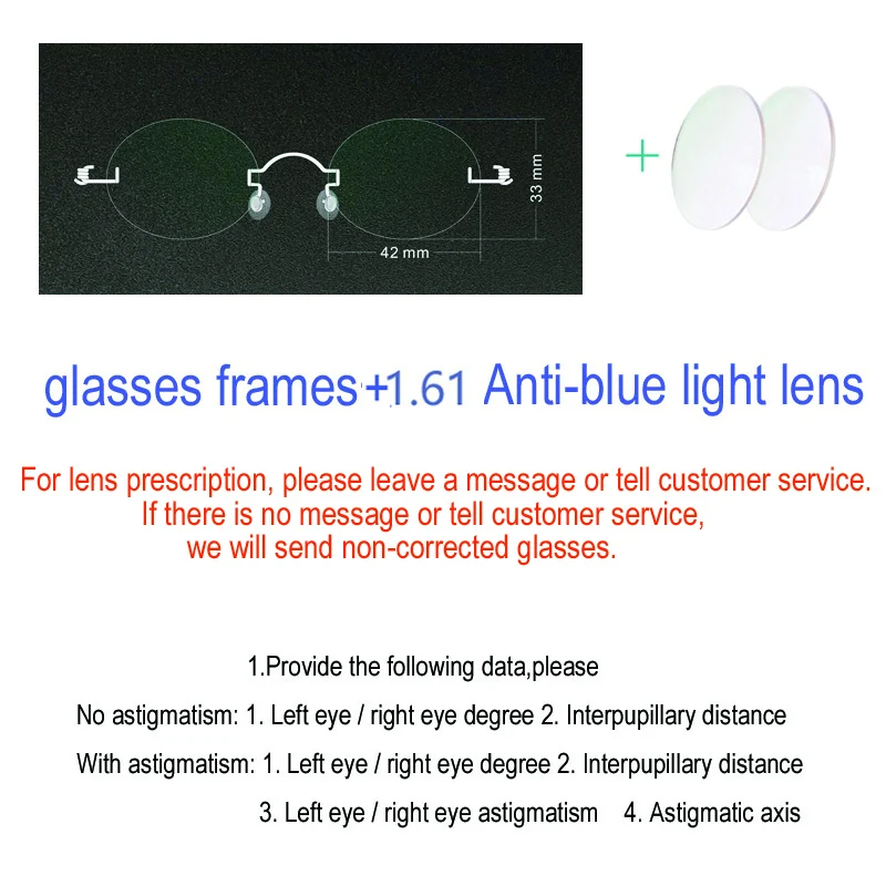 1.61Anti blue light