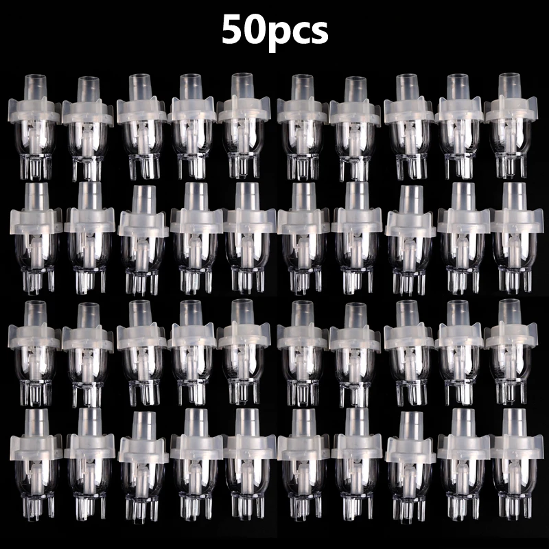50/100pcs New 6ml  Nebulizer Accessary Atomized Non-Toxic PP Material Inhaler Parts Medicine Tank Cup Compressor Family Care