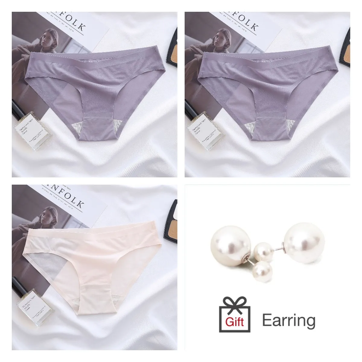 2 grey  pink