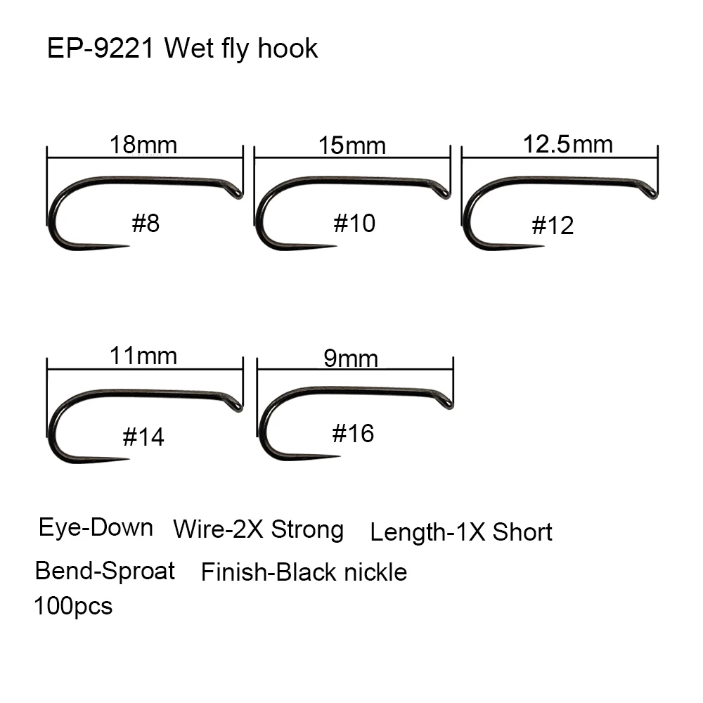 Wet fly hook 9221