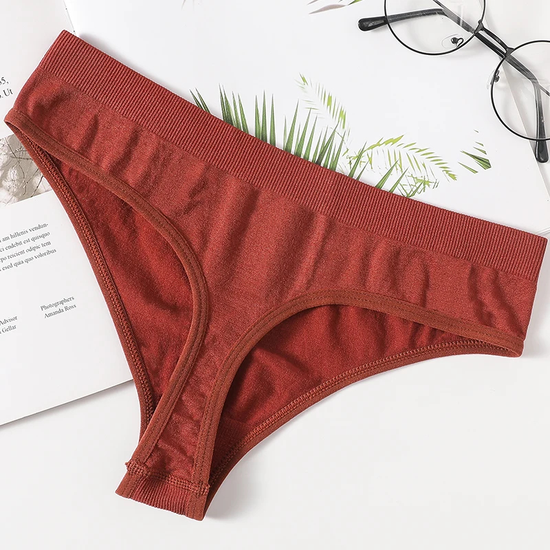 Seamless Thongs G-String Women Shapewear Panties Sport Underwear Sexy Female Underpants Lingerie Sexy Low Waist Bottoms M-XL