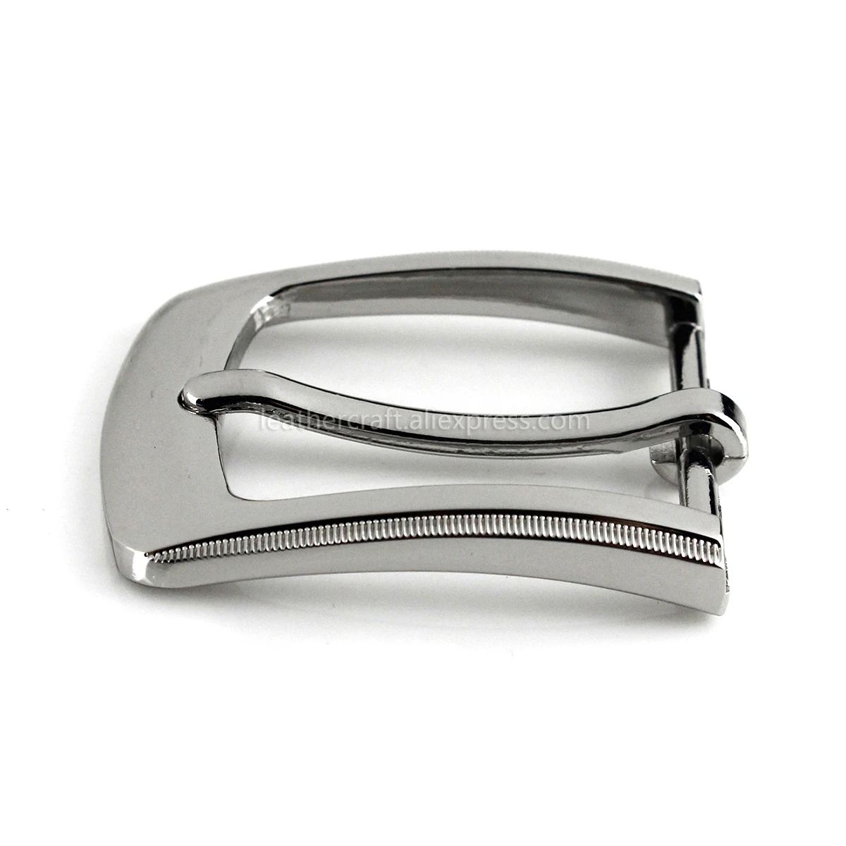 1pcs Metal 3cm Belt Buckle Casual Silver End Bar Heel bar Single Pin Belt Buckle Leather Craft Webbing fit for 27-29mm belt