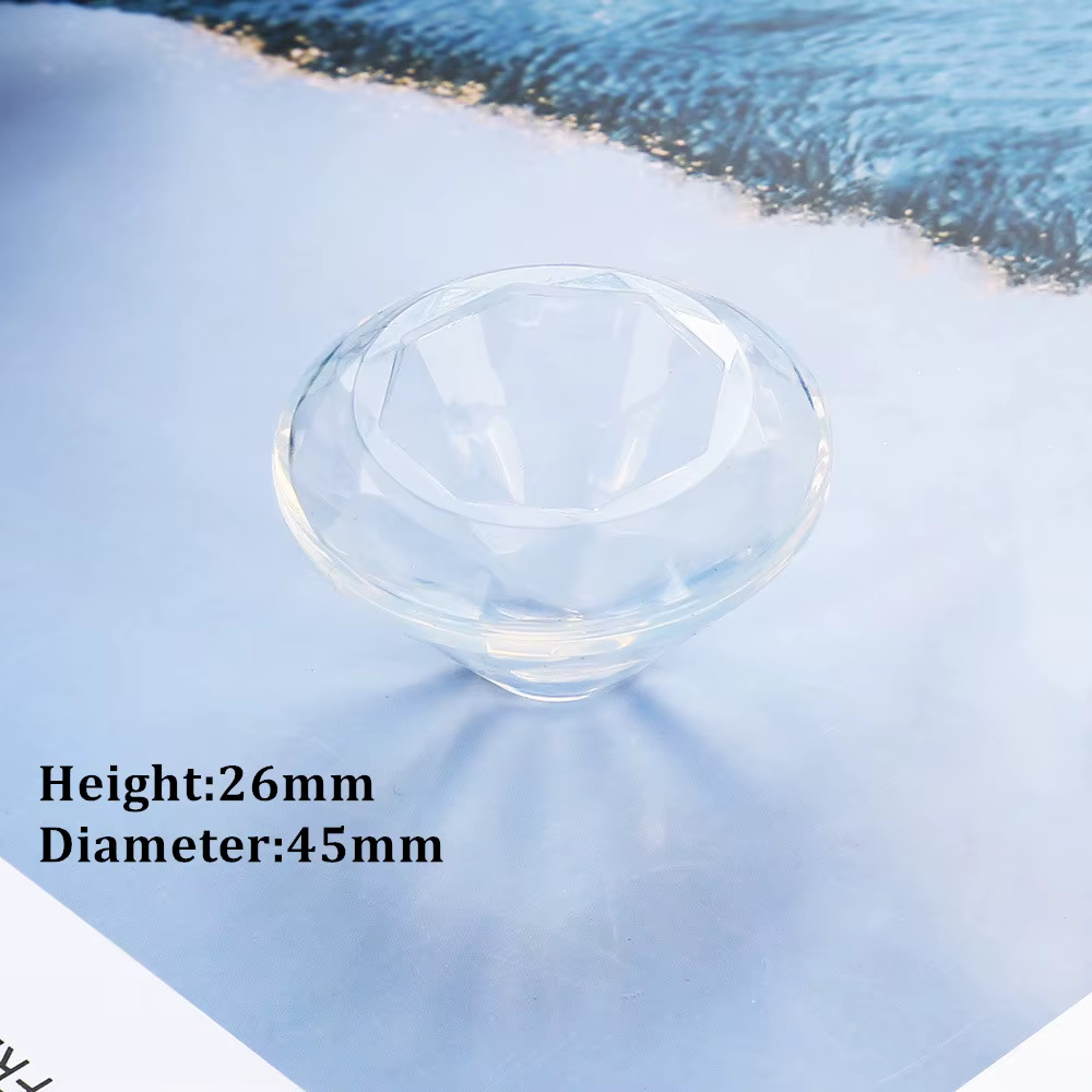 1PC Diamond Transparent Dried Flower Decorative UV Resin Mold Liquid Silicone Molds for Making Jewelry Handcraft Pendant Tools