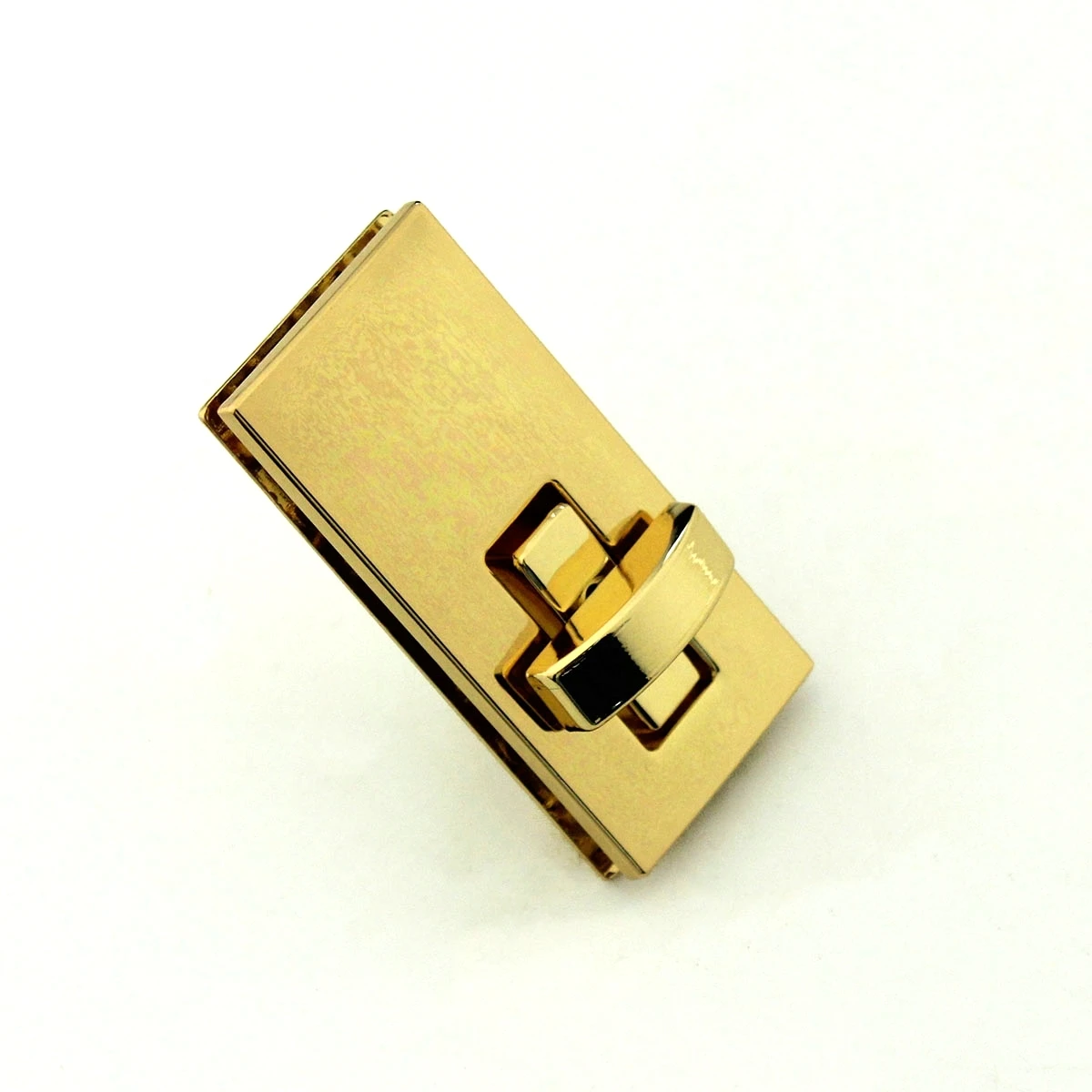 1pcs Metal Turn Lock Rectangle Fashion Durable Twist Lock Clasp Leather Craft Women Bag Handbag Shoulder Bag Purse DIY Hardware