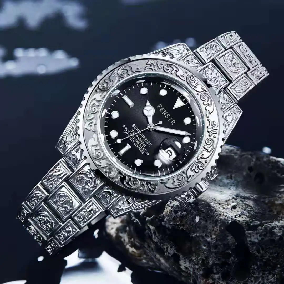 Silver-black
