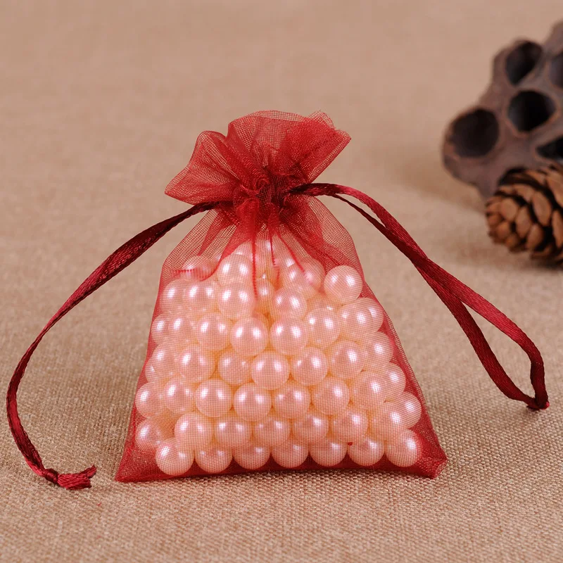 7x9cm Wine Red