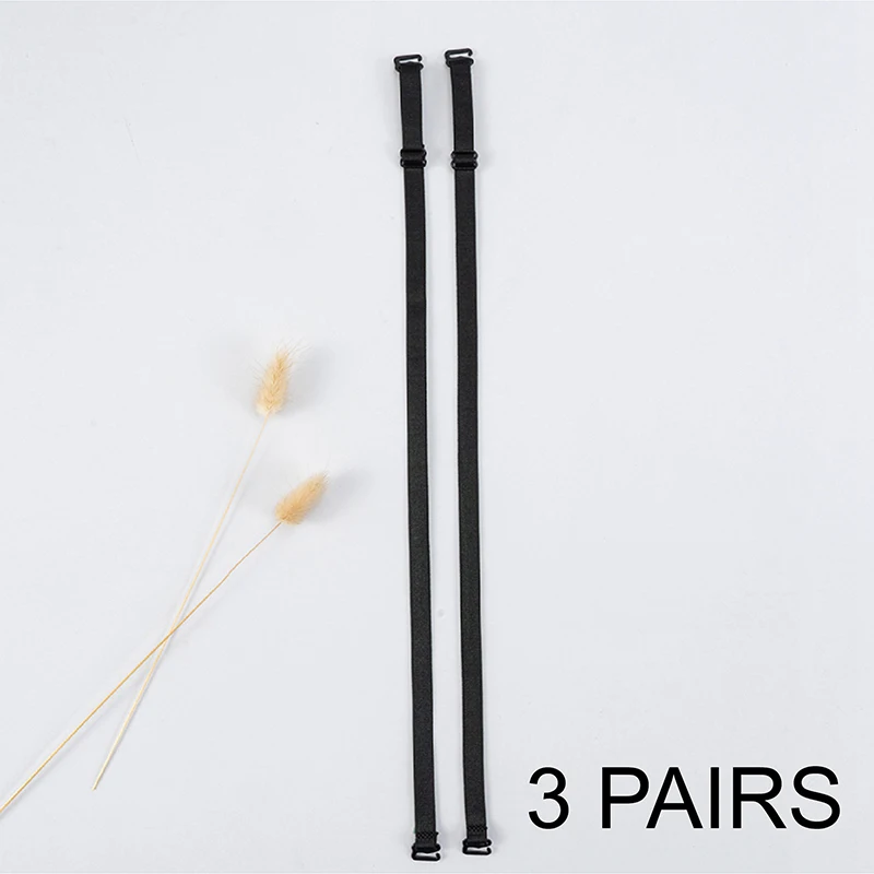 3 pairs Black