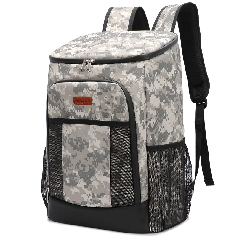 DENUONISS Cooler Bag Backpack Large Capacity Women Insulated Thermal Bag Outdoor 28 Cans Picnic Food Refrigerator Bag For Beer
