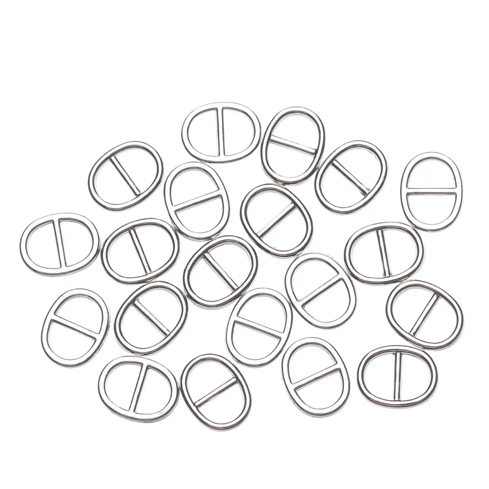 20/40 Pcs Newest Tri-glide Belt Buckle 5mm/6mm Mini Ultra-small Doll Bags Buckles Buttons DIY Doll Shoes Clothes Bag Accessories