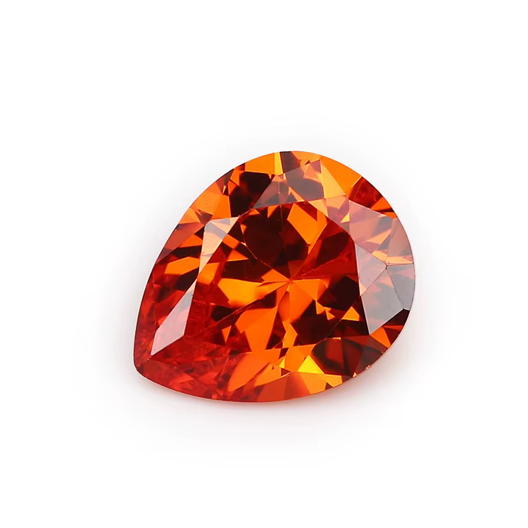Size 2x3~13x18mm 5A Pear Shape Various Color Cubic Zirconia Synthetic Gems Loose CZ Stone For Jewelry