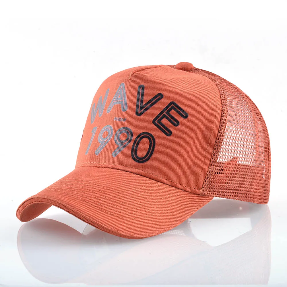 Orange Trucker Hat 2