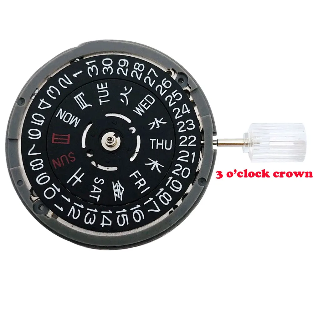 black NH36 3H crown