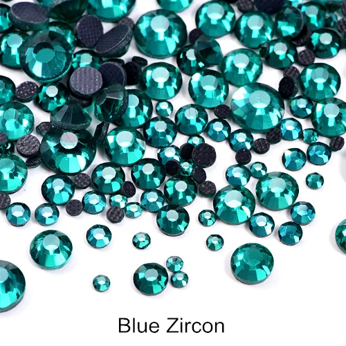 Blue zircon