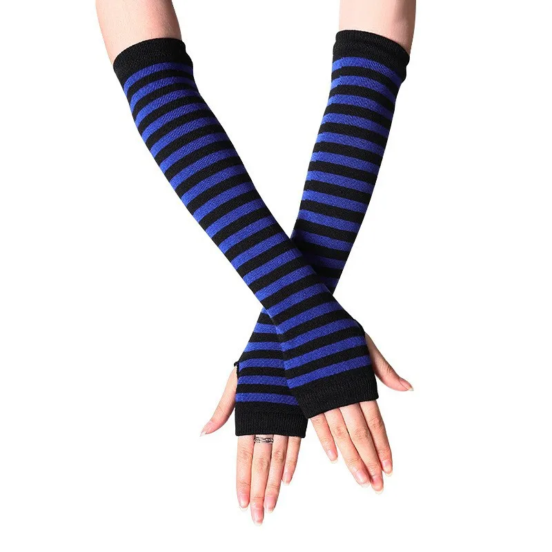 Black Blue Striped