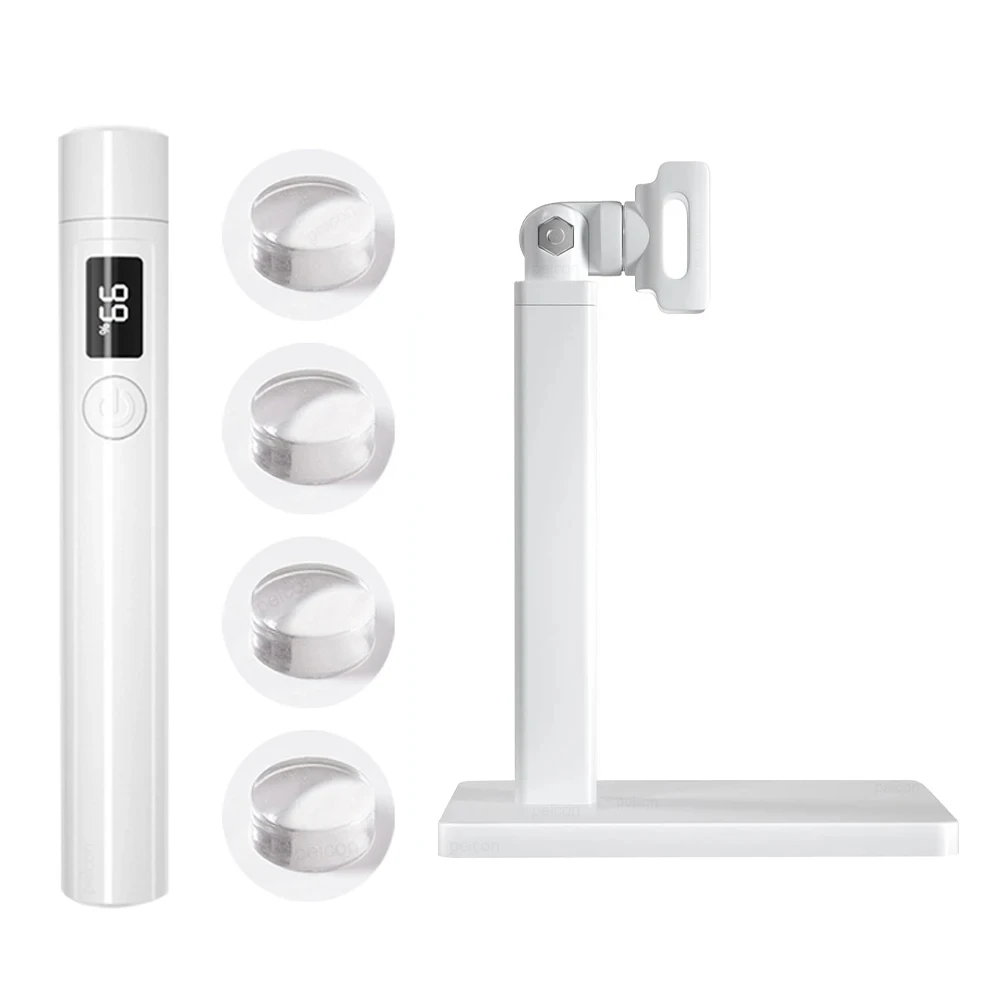 White With Stand