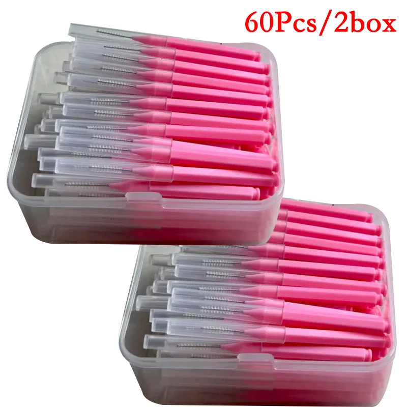 0.6 mm Pink 60pcsx2