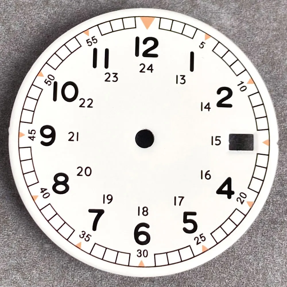 white dial