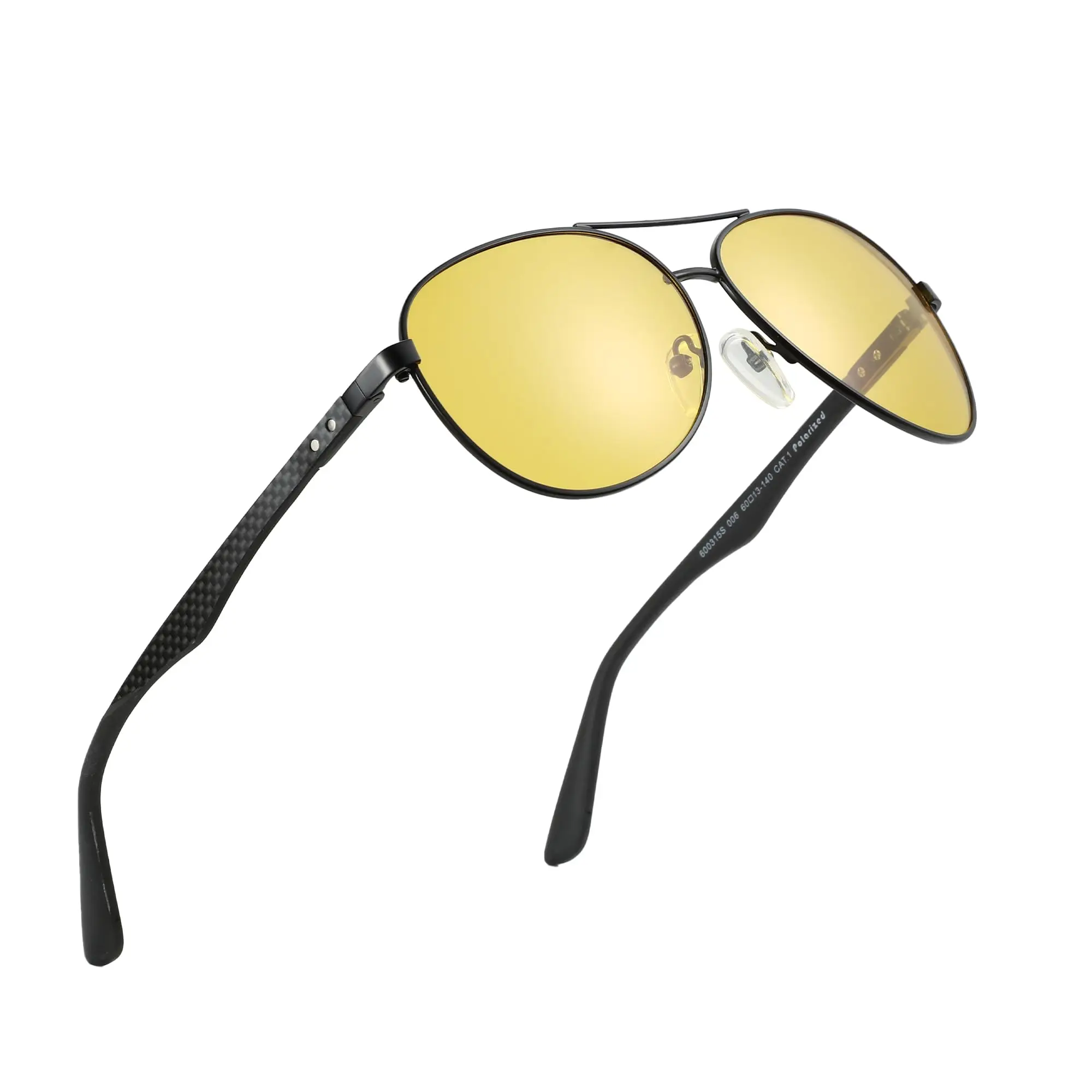 ZENOTTIC Hot Sale Carbon Fiber Polarized Sunglasses Pilot Shade for Men 100% Uv Protection Fishing Driving Golf