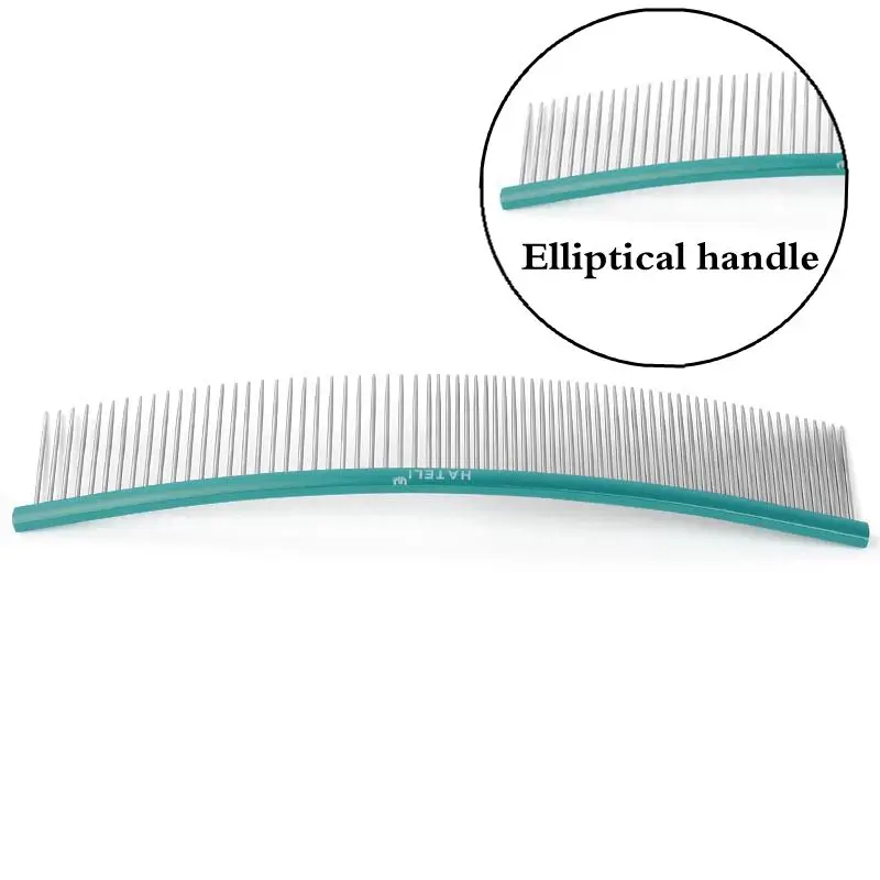 Green oval handle