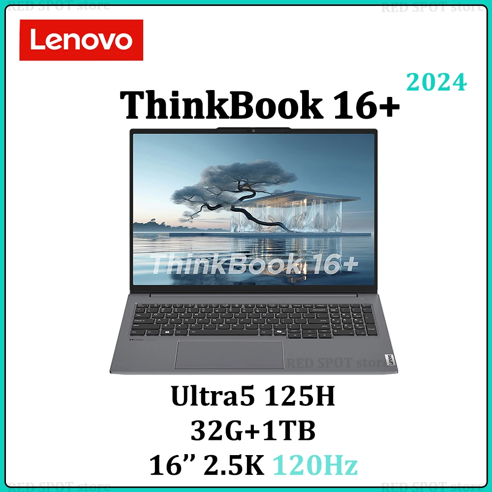 [HOT SALE!] Lenovo laptop Thinkbook 16+ 2024 U9/U5 2024 32G+1TB SSD 4060/UMA 16inch 3.2K/2.5K  165Hz/120Hz M.2 2242 PCIe Gen4