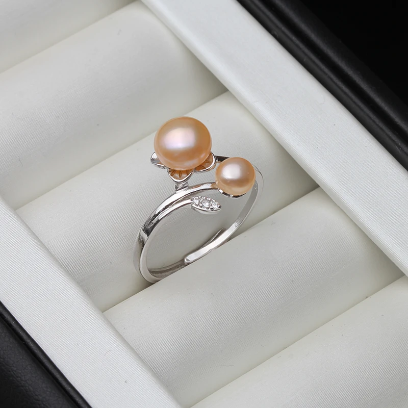 pink pearl ring