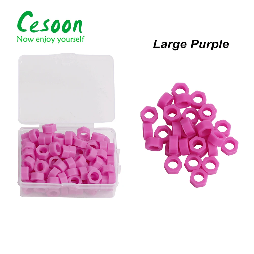 L Purple 100Pcs