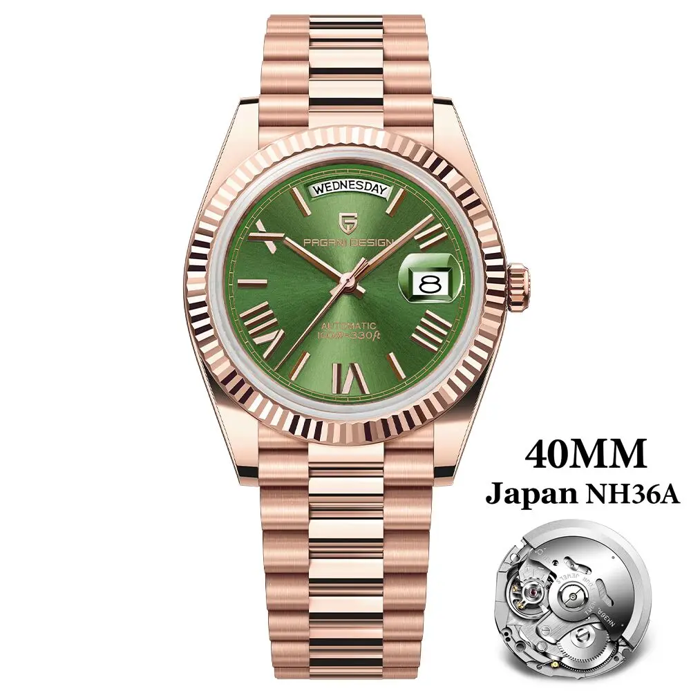 Rose Gold Green