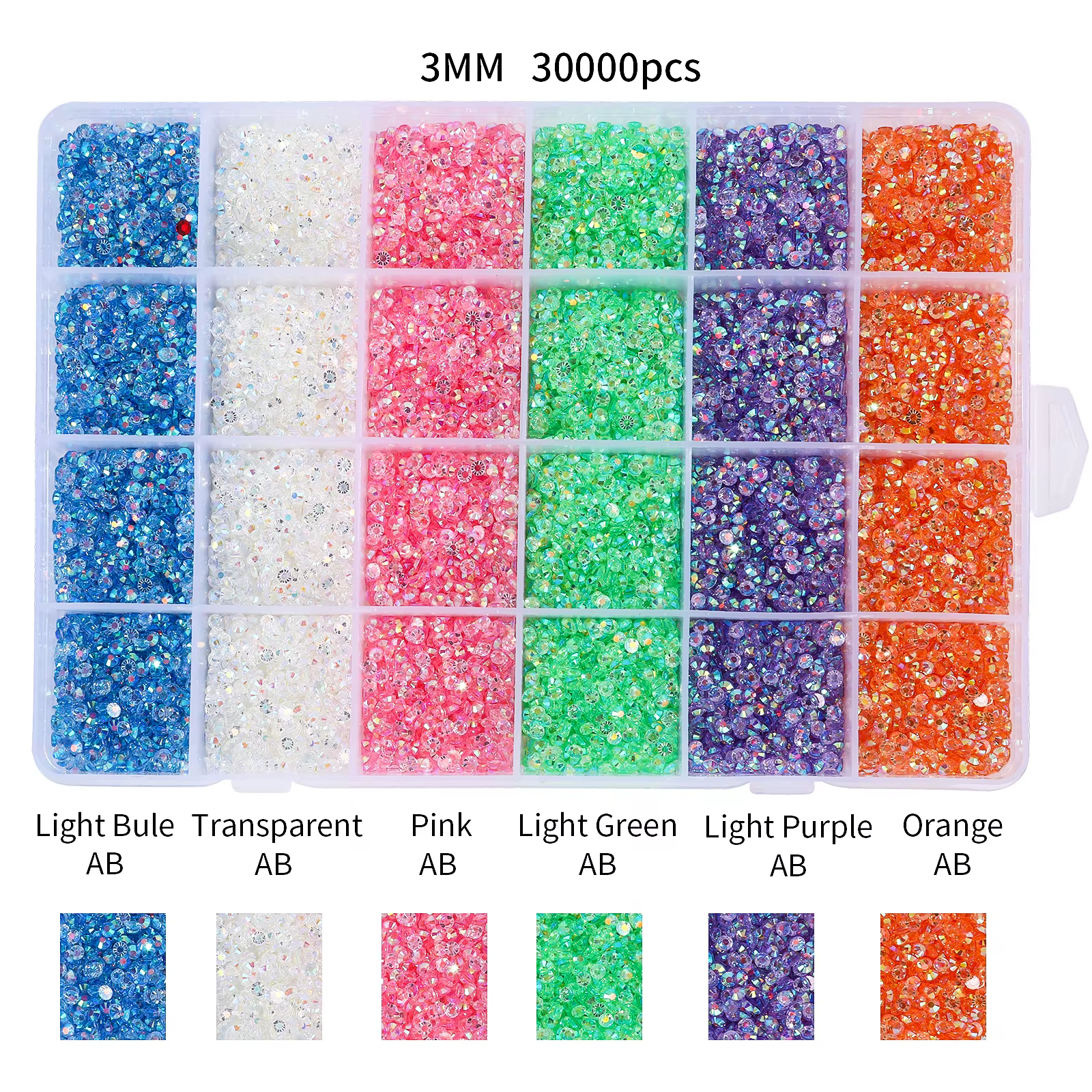 Set12 3mm 30000pcs