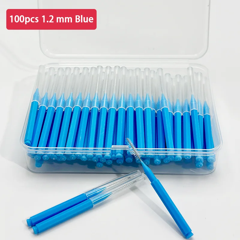 100pcs 1.2 mm Blue