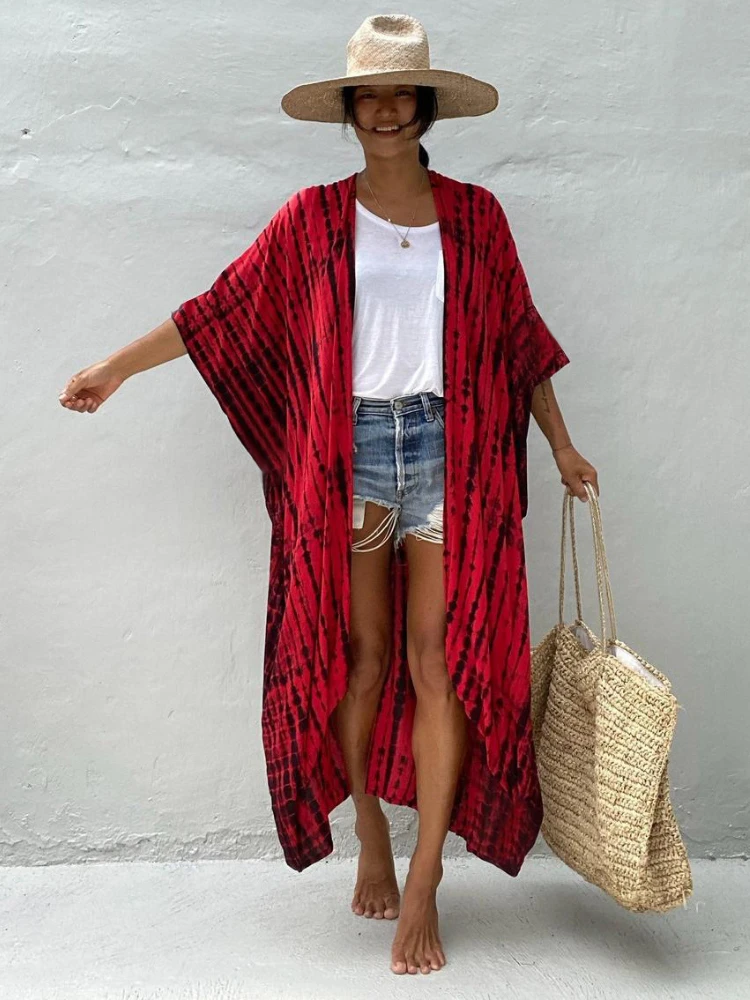 red kimono