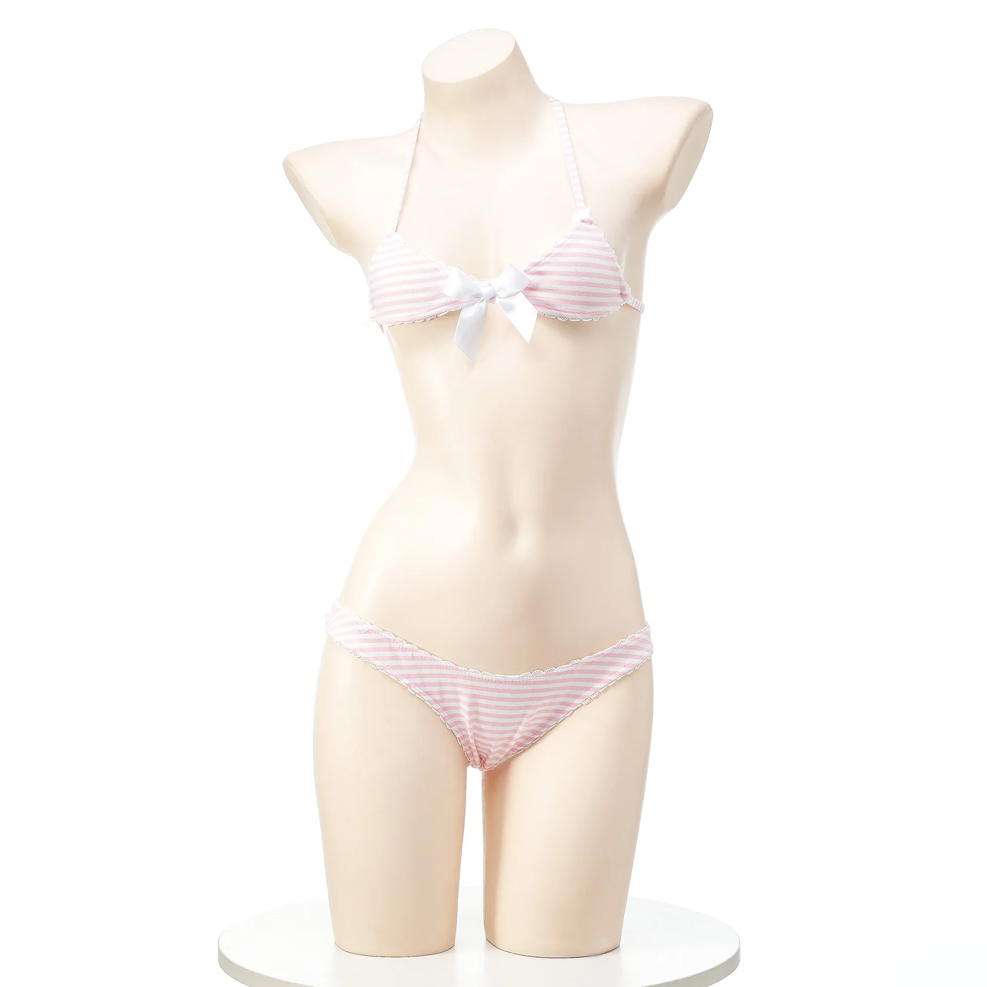 Pink and white
