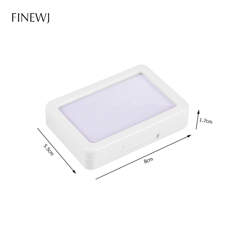5.5x8cm White