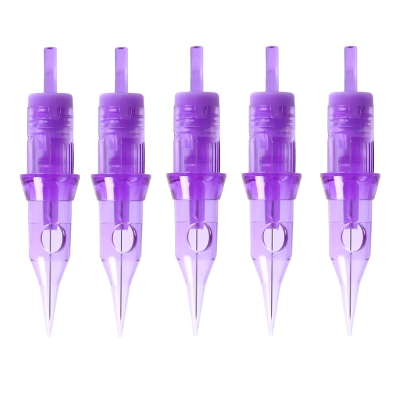 5/10/20/50pcs Tattoo Needle Cartridge Round Liner Shader Permanent Makeup Eyebrow Tattoo Needle Cartridge For Tattoo Machine Pen