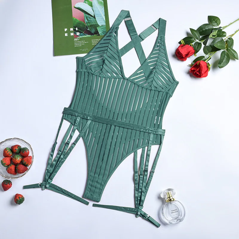 Romantic Bilizna Sexy Below Lingerie for Sex New Women's Underwear Cutting Tight Woman Clothing Vs Lingerieset Dames Thong Whole