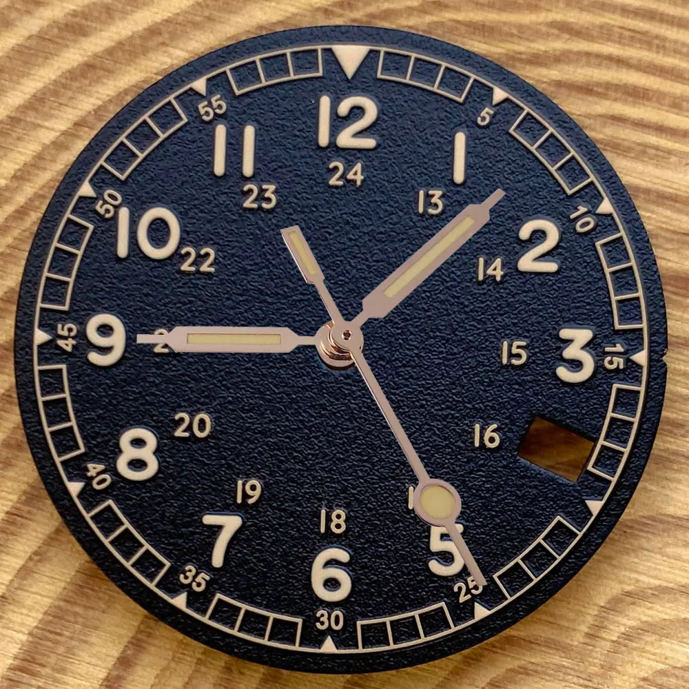 black B dial hand
