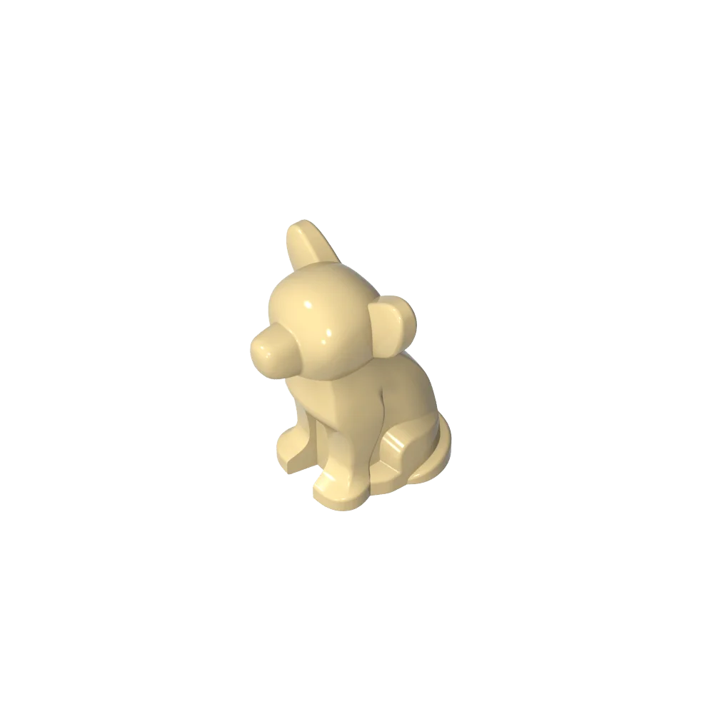 1PCS 98386 Animal Dog Small Walking Bricks 12888 Chihuahua Part 48812 Wolf Creative DIY Building Blocks Toys Gift Model Adult