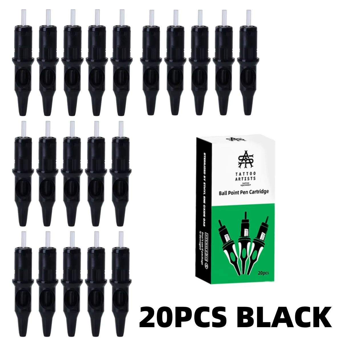20PCS BLACK