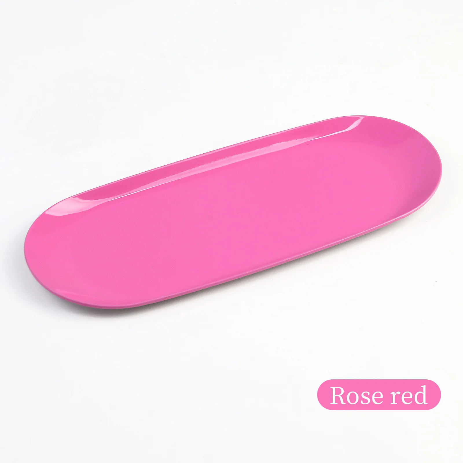 Oval Rose Red