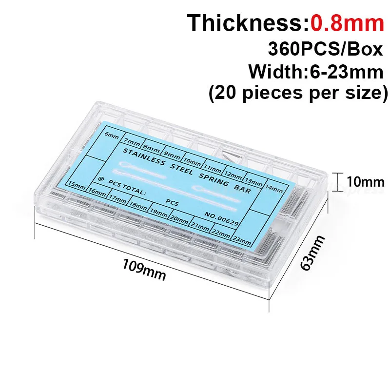 360pcs-0.8mm